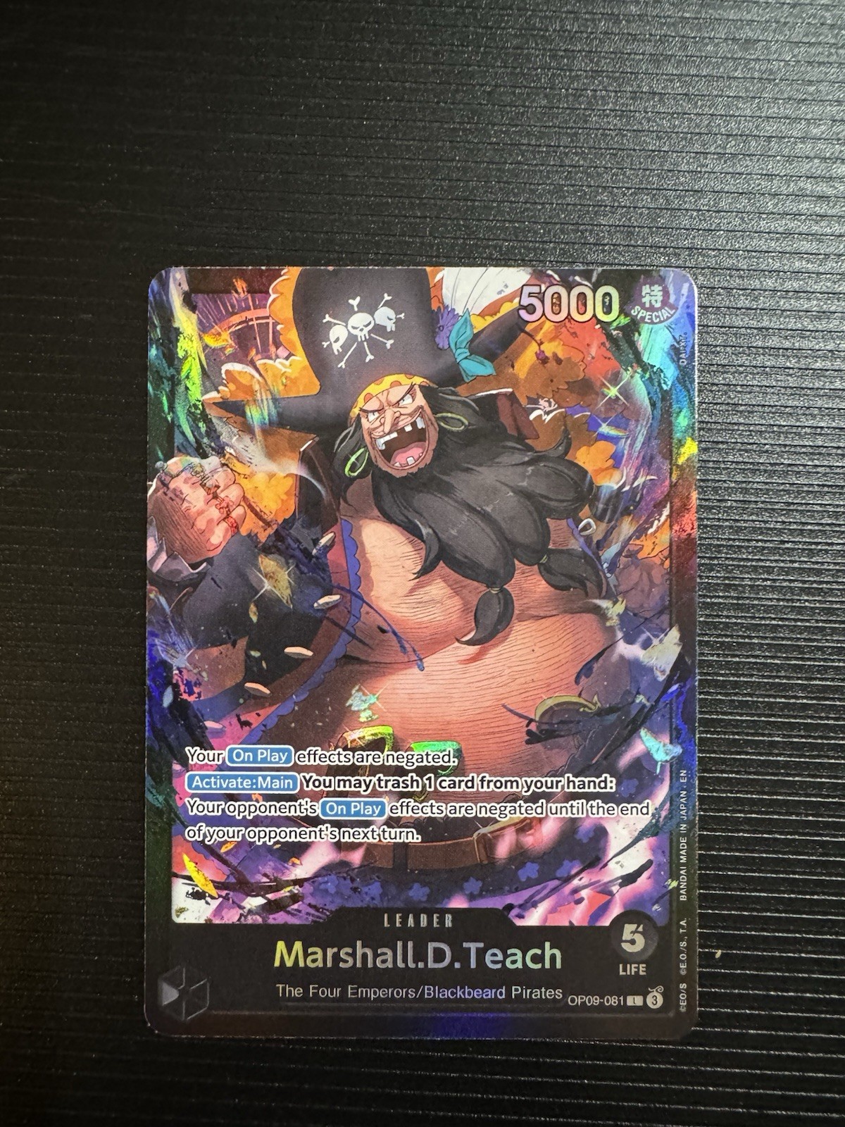 Marshall.D.Teach (OP09-081) OP09-081 Starter Deck 27: BLACK