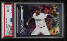 2020 Topps Chrome Refractor Justin Dunn #136 PSA 10 GEM MT 8d2