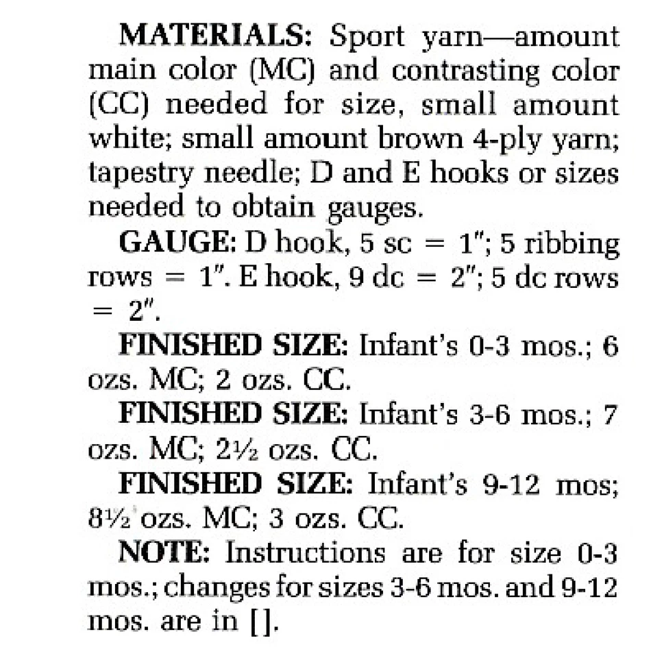 Baby Warm Up Suit with Football Applique - Sport yarn - CROCHET PATTERN ONLY - Image 2 of 2