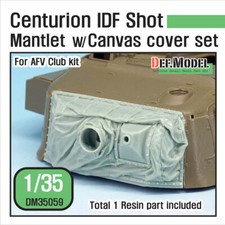 1/35 Centurion IDF Shot Mantlet w/Canvas Cover set for AFV Club