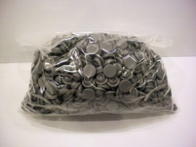 Gray 1000 Piece West Brand Rubber 20mm Serum Stoppers Lot Snap On S-63 890 BP 1E