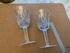 2 Waterford Crystal Lismore Wine Glasses.  Approx 5 7/8 inches. Claret or White — photo 9