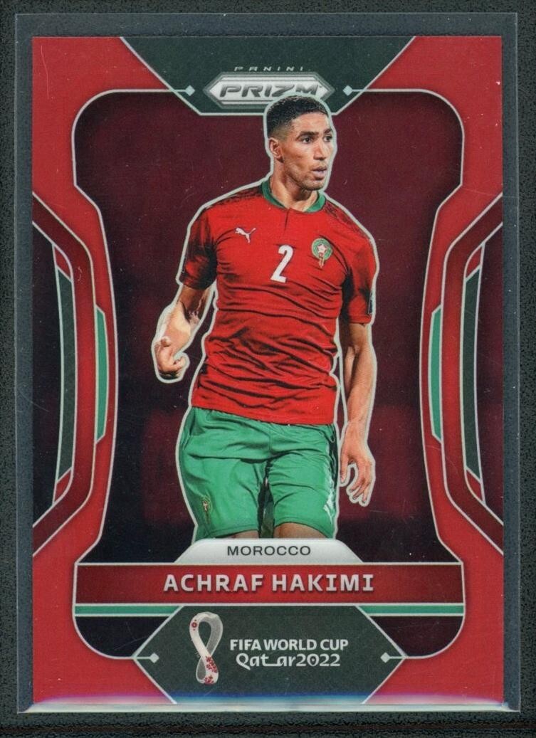 2022 ACHRAF HAKIMI /399 PANINI PRIZM FIFA WORLD CUP QATAR