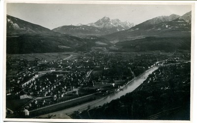 Ancient Ak, Innsbruck Against South, Full View, 1921