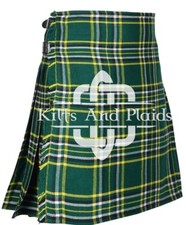 St Patrick Tartan Scottish 8 Yard Traditional Highlander Kilt for Men