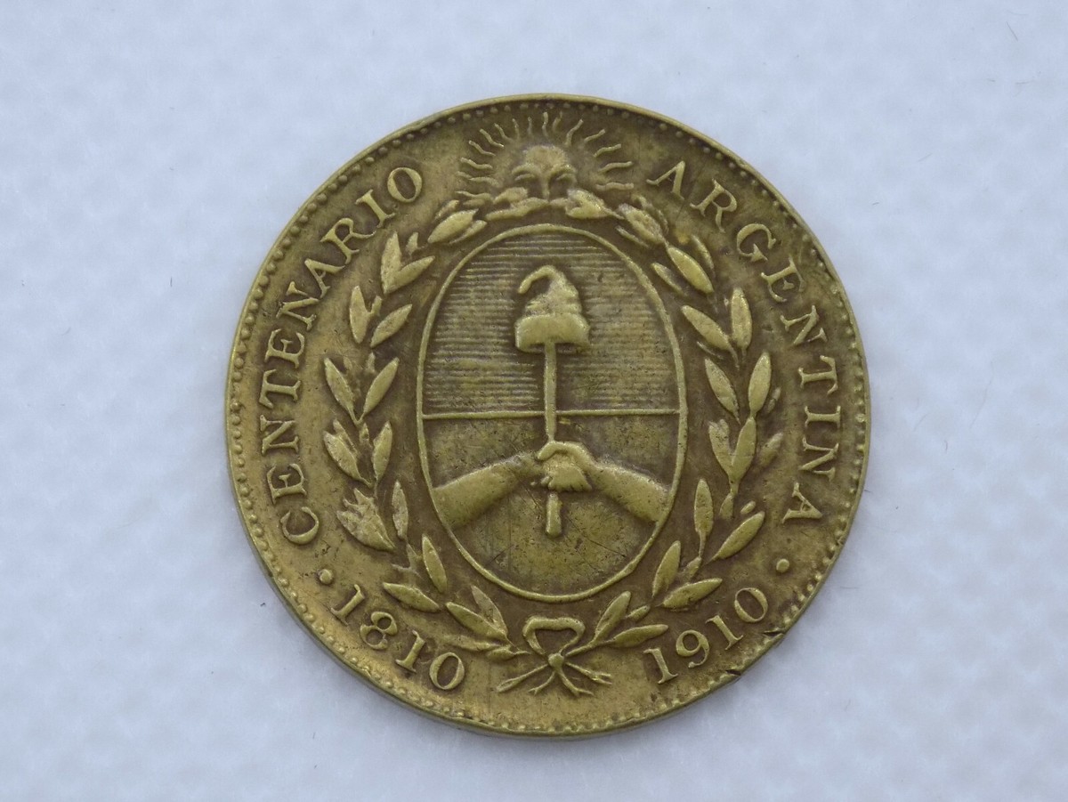 インデペンディエンテ 100周年記念　インスア　アグエロ　10番　アルゼンチン Original 1910 Argentina 100th Anniversary Token 