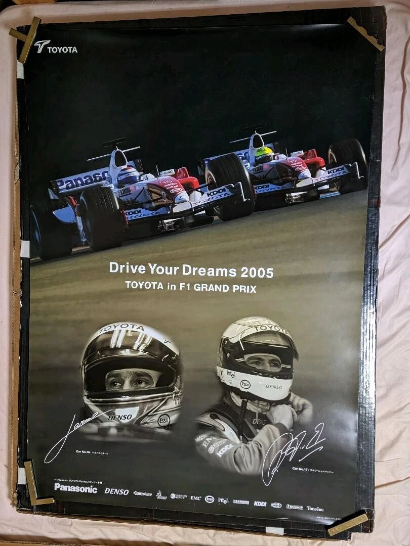 2005年トヨタF1GPポスター Toyota Formula 1 Racing Fan Posters for sale | eBay