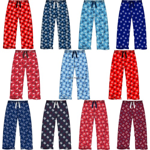 Mens Football Lounge Pants Pyjamas 