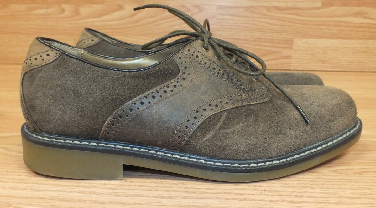 Shoes mens new size 8M leather upper balance man made materials black brown Bass mw928br2_2.jpg main image 3