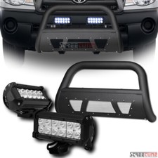 For 05-15 Tacoma Matte Black Studded Mesh Bull Bar Guard36w Cree Led Fog Lamps For 05-15 Tacoma Matte Black Studded Mesh Bull Bar Guard36w Cree Led Fog Lamps