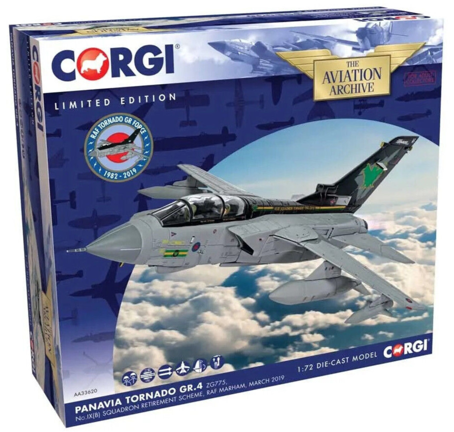 Corgi Panavia Tornado GR4 - Модель самолета AA33620 отлитого под давлением в масштабе 172 13990₽