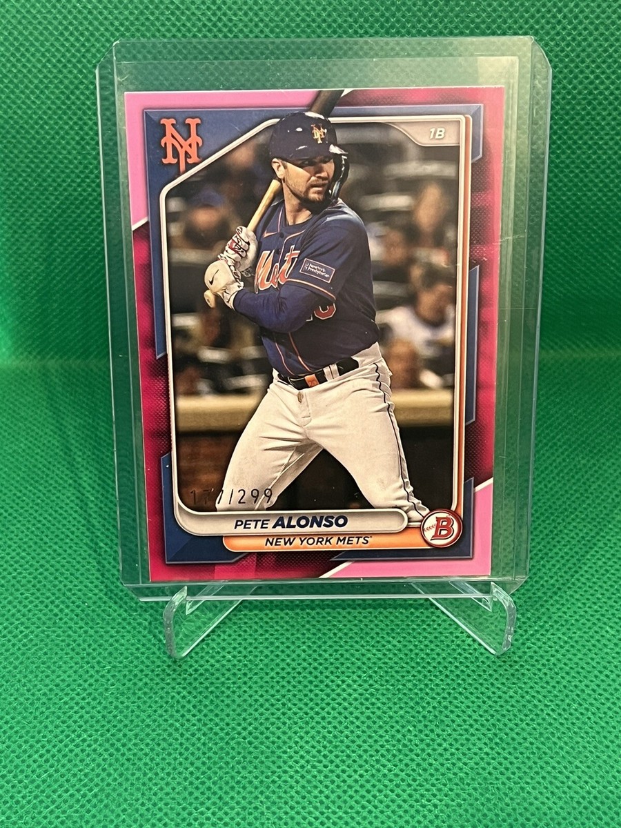2024 Bowman Pete Alonso Fuchsia Parallel /299 Mets #72 | eBay
