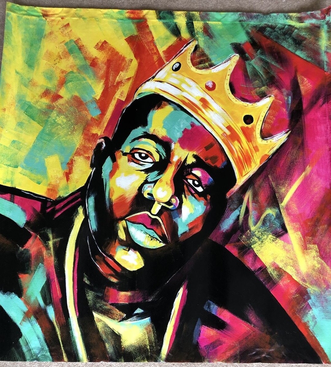 The Notorious B.I.G. 油絵 The Notorious B.I.G. 油絵 The Notorious B.I.G. 油絵 The