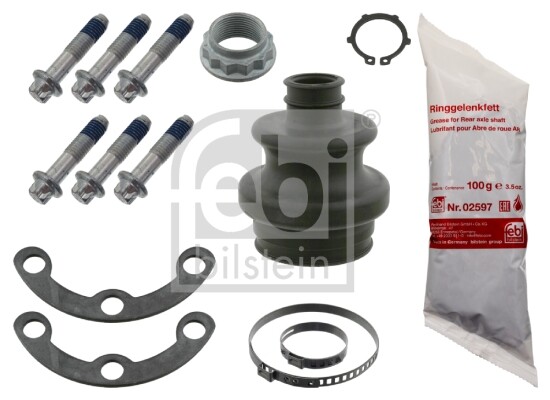 Febi Achsmanschette Hinten Getriebeseitig FüR Mercedes Stufenheck W124-image