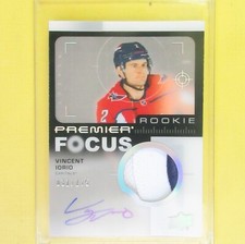 VINCENT IORIO 2023-24 UD Premier Focus Rookie Patch Auto /175 #PFRVI Capitals