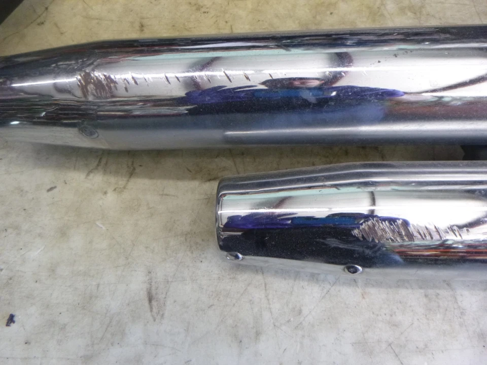 2008 Hyosung Aquila GV 250 Exhaust System Headers Muffler Pipes - Image 2 of 3