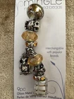 Owl Beads Darice Mix and Mingle Glass Metal Lined Beads Owl Theme 9 Piece BG5101