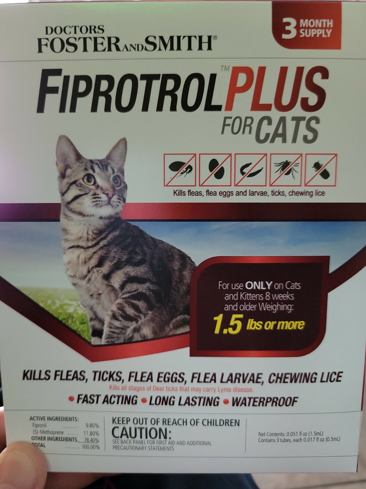 fiprotrol plus for cats