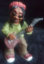 FIGURINE RASTA/REGGAE-resine-VINTAGE-DANN'S-H 12CMXL 7CM-