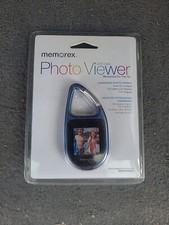 Memorex Photo Viewer Carabiner 2MB Digital Picture Memories On-the-Go Blue New