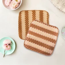 2x Corn Mesh Scrub Sponge for Dishwashing – Eco-Friendly, Durable Cleaning Pad