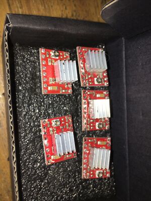 5x OEM ANYCUBIC Mega M S SE Stepper Treiber 3d Drucker A4988 Rot Hochwertig