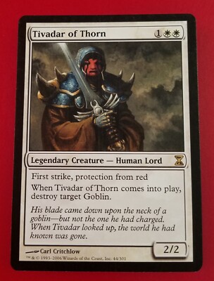1x Tivadar of Thorn | Time Spiral | MTG Magic Cards