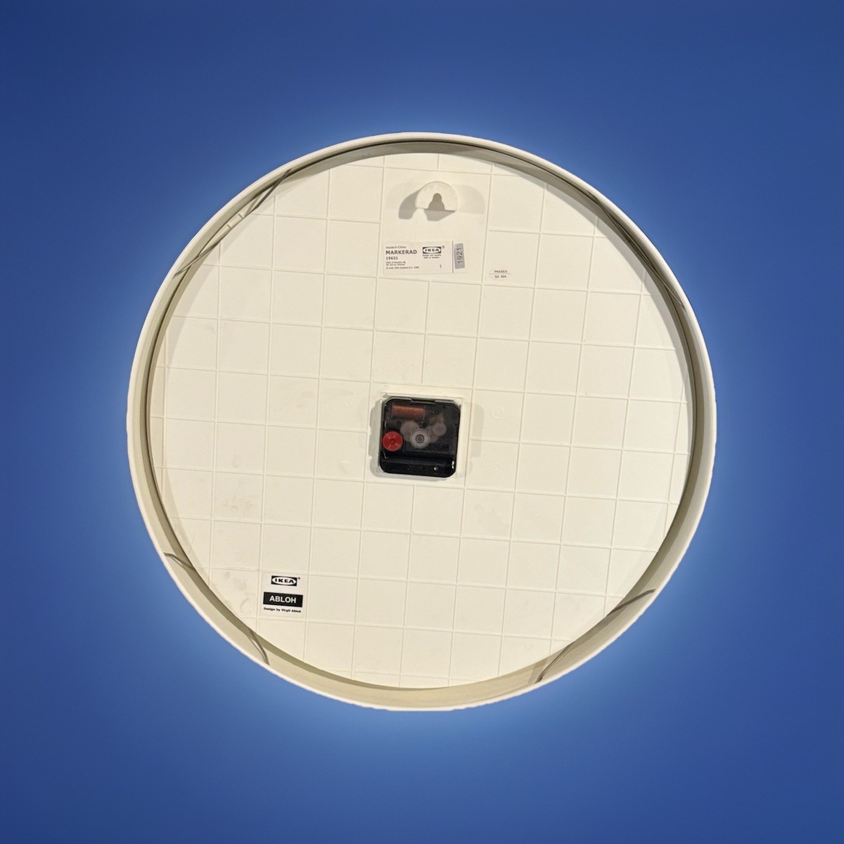 Virgil Abloh x IKEA MARKERAD Temporary Wall Clock Off-White - Used