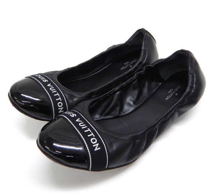 Louis Vuitton Flat Shoes EU 36 US 6 Patent Leather Black Authentic thumbnail 15