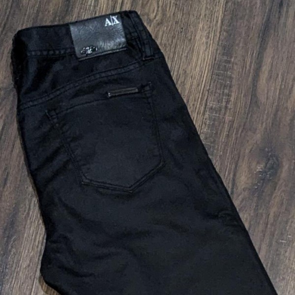 Women Armani Exchange Jeans Black 26 / S #55GL
