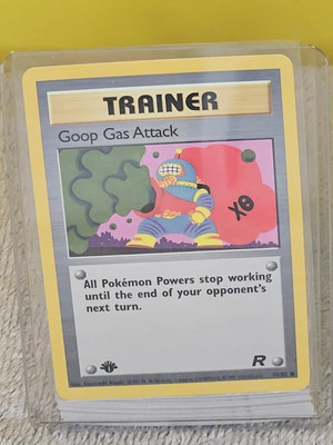 1st Edition Goop Gas Attack 78/82 - Team Rocket - Pokemon Card, TCG