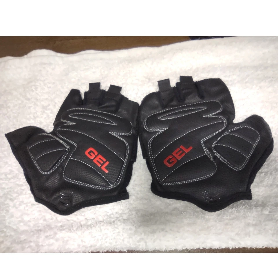 Bellwether Black Gel Padded Fingerless Cycling Gloves XL Motorcycle Bike Riding - Image 2 of 4