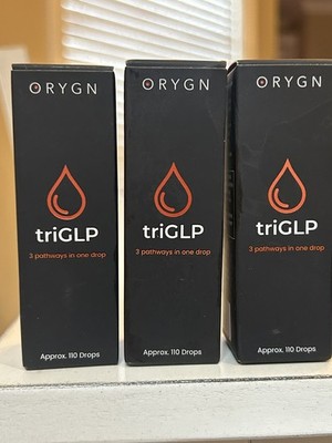 Orygn TRIGLP Natural Wellness Routine Drops- includes 3 bottles