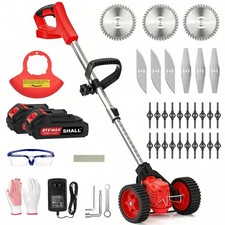 SHALL  Cordless Strimmer Grass Trimmer Electric Tree Garden Weed Cutter UK