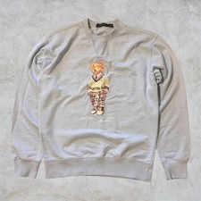 Ralph Lauren Pullover Polo Bear Teddy Bear Vintage Pasha Style Sweater Hoodie