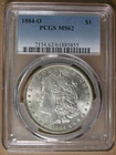 $1 1884-O Morgan Silver Dollar PCGS MS62 New Orleans Mint * AvenueCoin