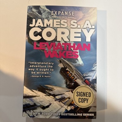 James S.A. Corey Signed Leviathan Wakes The Expanse Paperback