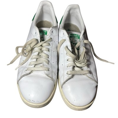 Adidas Stan Smith Men s 9.5 White Green Classic Leather Sneakers