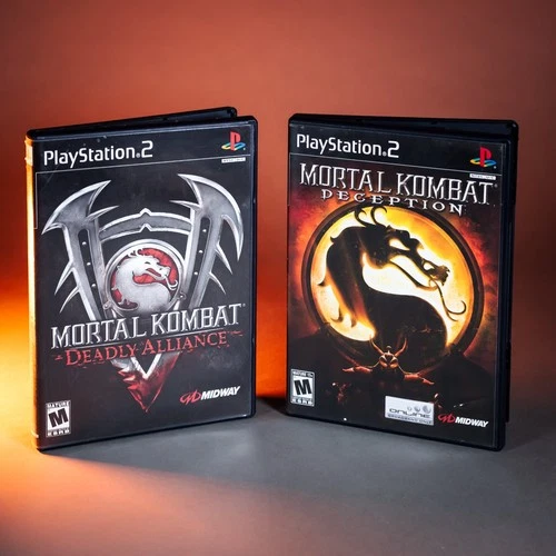 Mortal Kombat Bundle - PS2 - Deadly Alliance & Deception - CIB - PRISTINE