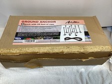 8 Pack Ashman Ground Anchor 15-Inch Length & 10MM Thick Securing Tents, Animals
