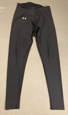 Under Armour Women's Medium Black Base Layer Leggings Compression Coldgear