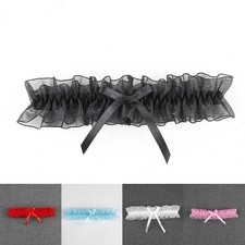 Bowknot Design Bowknot Leg Loop Wedding Lace Garter Belt Regular Length