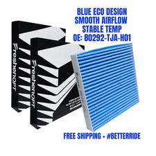 2PCS FreshenOPT BlueEco Cabin Filter for HRV Civic MDX OE:80292TJAH01 CF11182