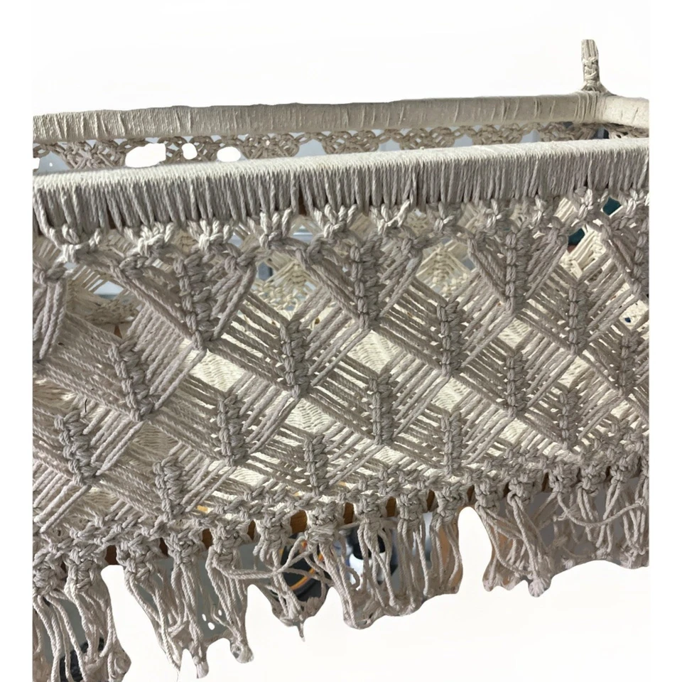 Cuna para cama de bebé, patrón de cuna colgante de macramé, cuna para recién nacido Foto 4 de 4