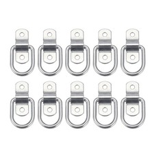 8 Pcs D-ring Tie down Anchor Anchors Car Trailers Hooks Bolt-on Grab Rings