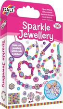 Galt Sparkle Jewellery - Childrens Necklace and Bracelet Making, Craft Kit for K