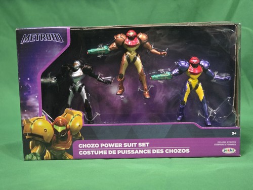 Juego de figuras de acción Jakks Pacific Metroid Chozo Power Suit Nintendo 2019