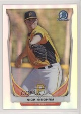 2014 Bowman Chrome Prospects Refractor 31/500 Nick Kingham #BCP27 0b3