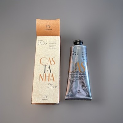 NEW! Natura Ekos Castanha Nourishing Deodorant Foot Cream 2.6 OZ / 75 G