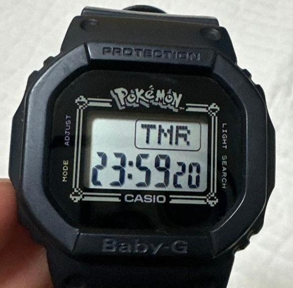 Casio Watch Baby-g Pokemon 25th Anniversary Bgd560pkc-1 Pikachu